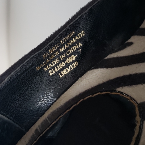 Colin Stuart black shoes size 7 - Picture 6 of 7